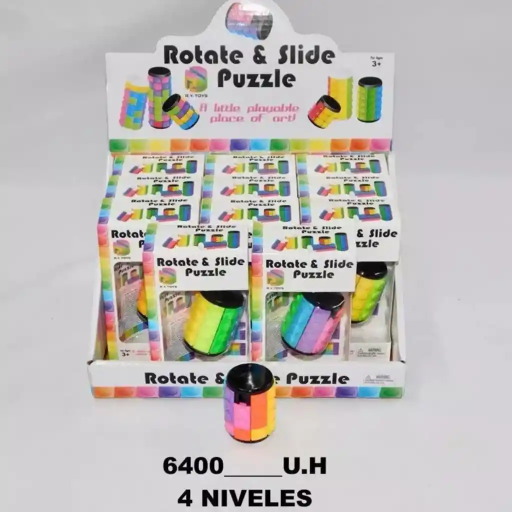 Cubo Mágico Cubo Rubik 4 Niveles Juguete Niños Didáctico