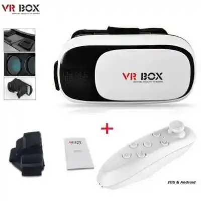 Gafas Realidad Virtual Smartphone 3d Vr Box Control Remoto