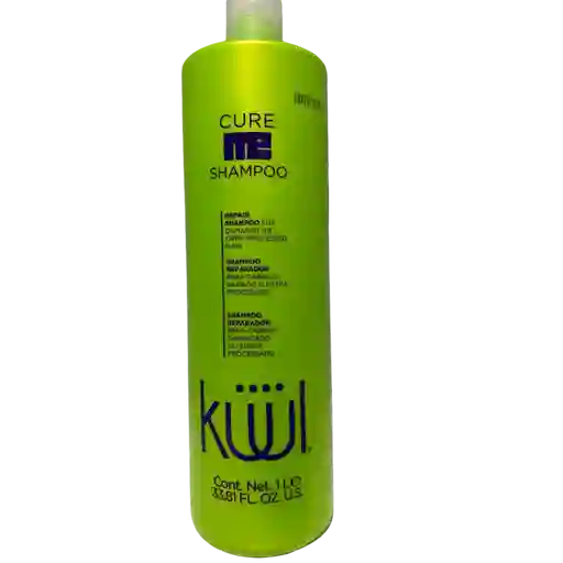 Shampoo Cure Me Para Cabello Dañado O Sobre-procesado Repara Y Reconstruye 1l - Kuul