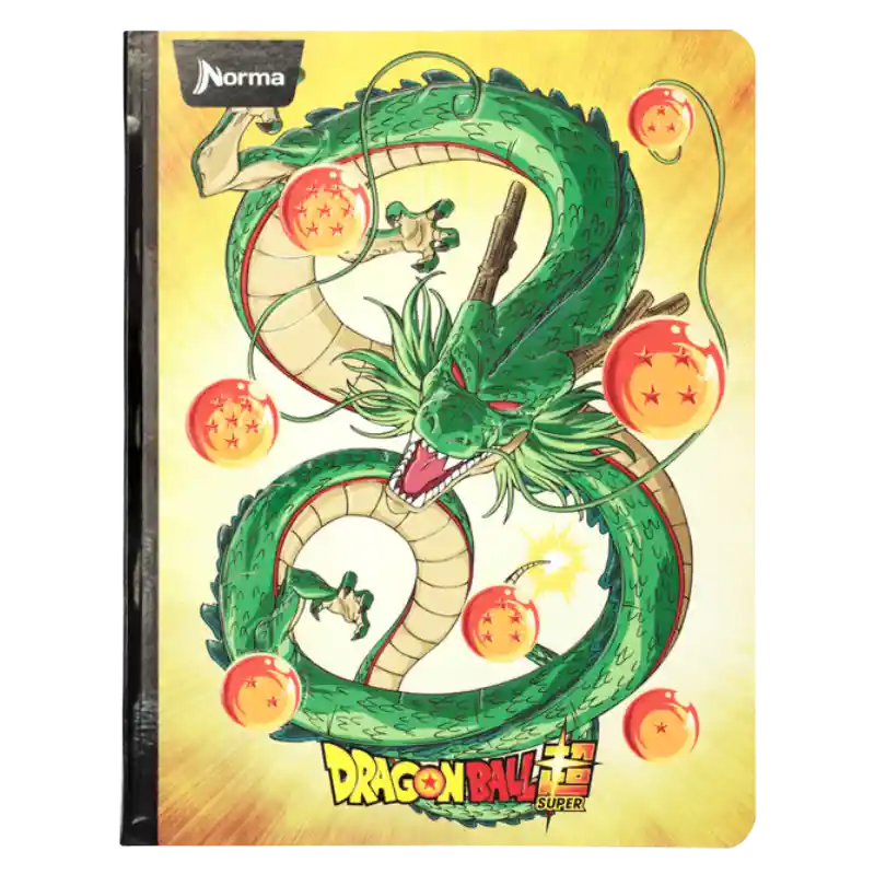 Cuaderno Cosido Norma De Dragonball Z Cuadros 100 Hojas - Se Envia Un Motivo Aleatorio