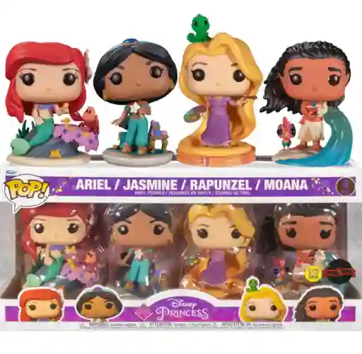 Funko Pop Original Disney Princess Ariel / Jasmine / Rapunzel / Moana