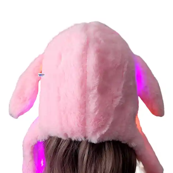 Gorro Peluche Con Orejas Móviles Y Luces Pato