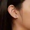 Aretes Topos Flor Tulipán Para Mujer En Plata 925