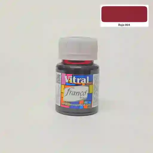 Pintura Vitral Rojo