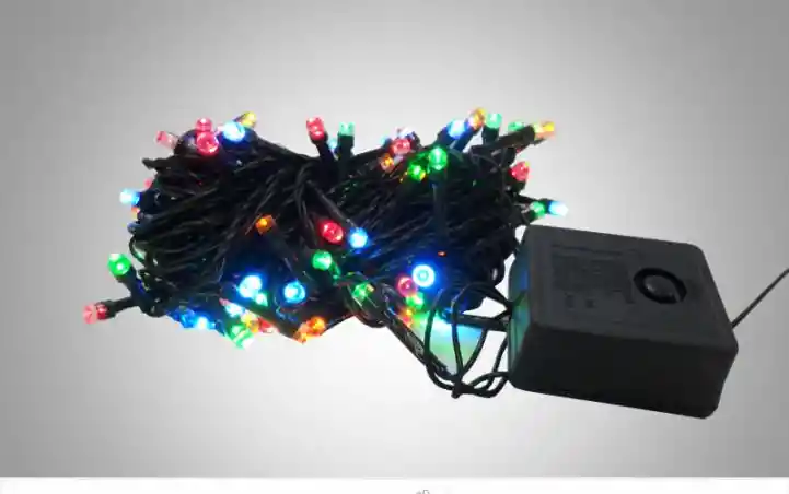 Alumbrado Navidad Extension Luz Led Lineal 100 Luces 7m Cable Blanco O Verde Arbol De Navidad Ventanas Y Mas