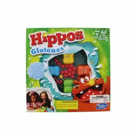 Juego De Mesa Hippos Glotones Clásico Hasbro 98936