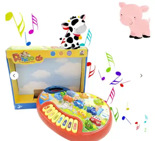 Piano Transportes Juguetes Bebes Jugueteria Musical Regalo