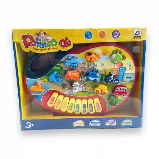 Piano Transportes Juguetes Bebes Jugueteria Musical Regalo