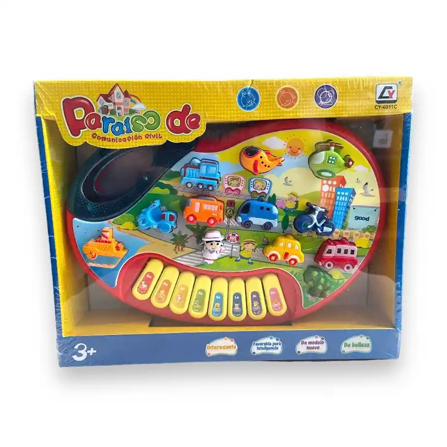 Piano Transportes Juguetes Bebes Jugueteria Musical Regalo
