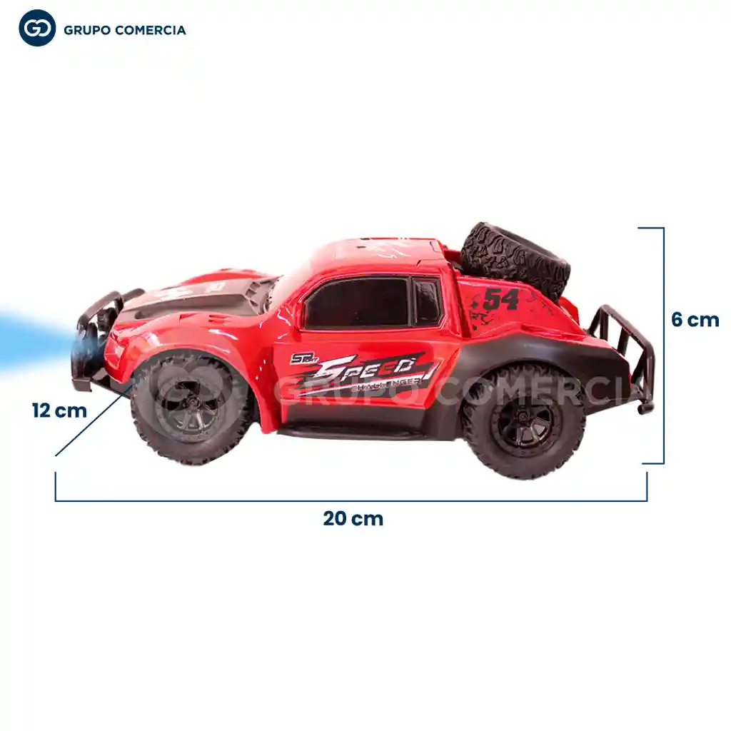 Carro Control Remoto Recargable Todo Terreno Cross Climber