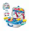 Set Juego Maletín Doctor Doctora Niños Con Accesorios Regalo