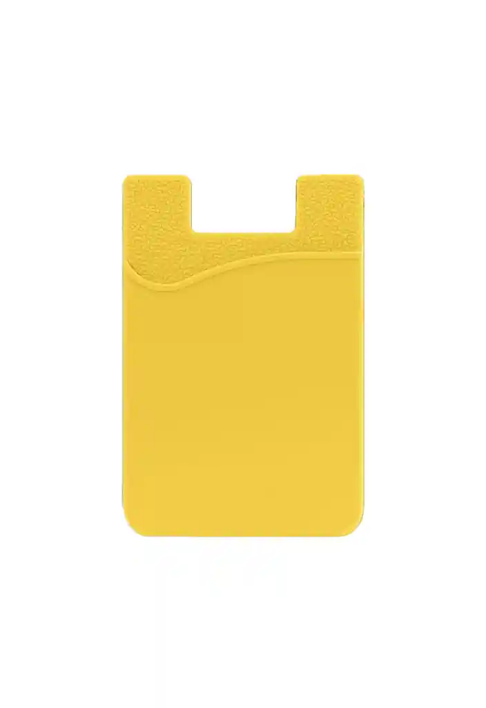 Porta Tarjetero Para Celular Amarillo