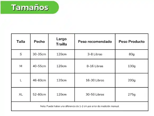 Traílla Con Arnés Mango De Goma M Gris