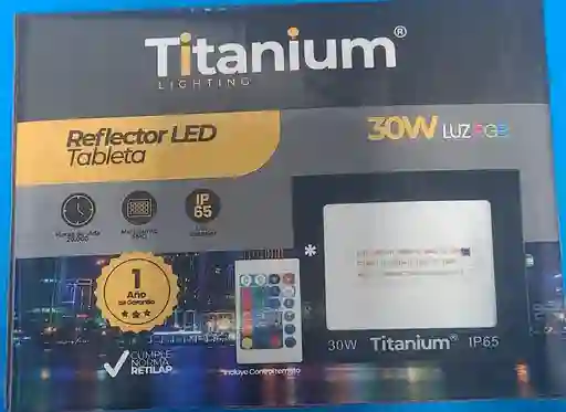 Reflector 30watt Tableta Rgb Multicolor