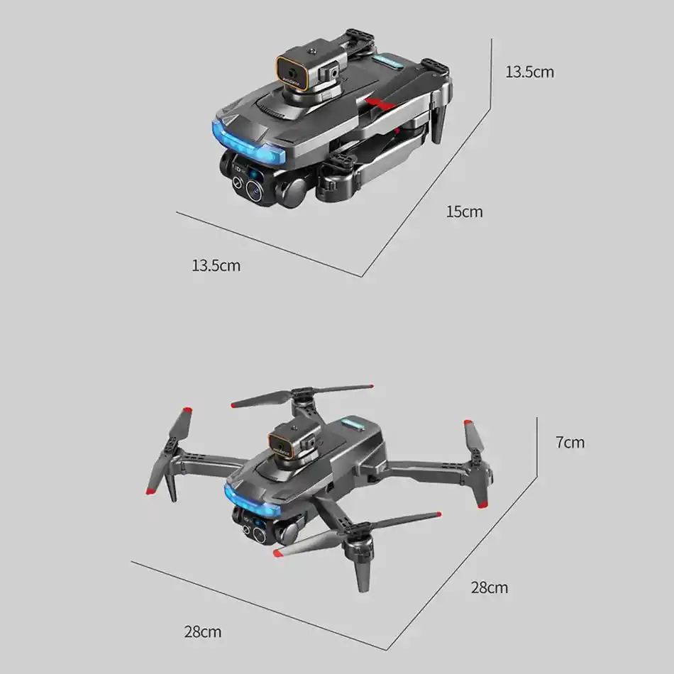 Drone Cámara Doble Hd 4k Evacion Obstáculos (3baterias)