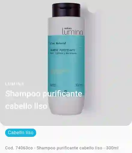 Natura - Shampoo Purificante - Liso Natural