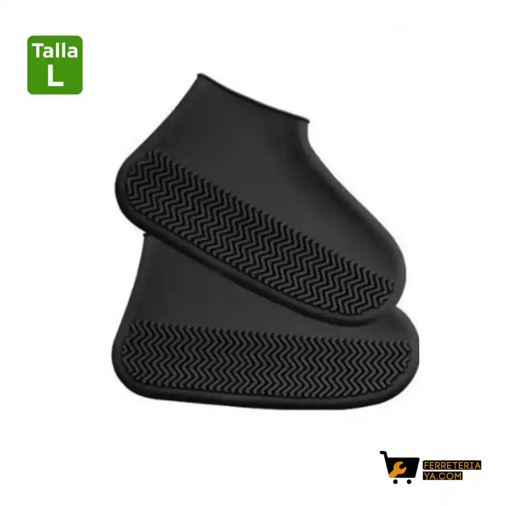 Protector De Zapatos Negro Talla L