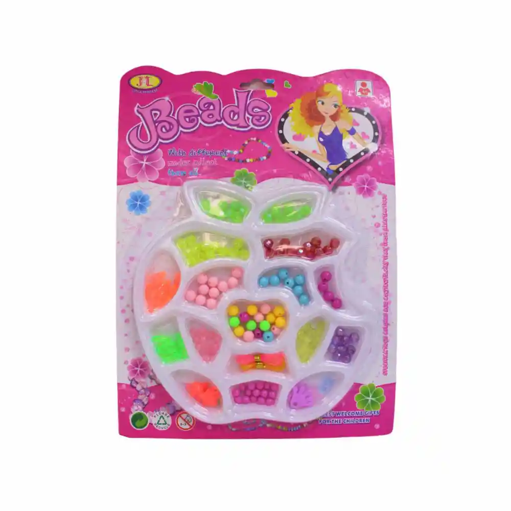 Set Crea Manillas Joyería Artesanal Beads Para Niños