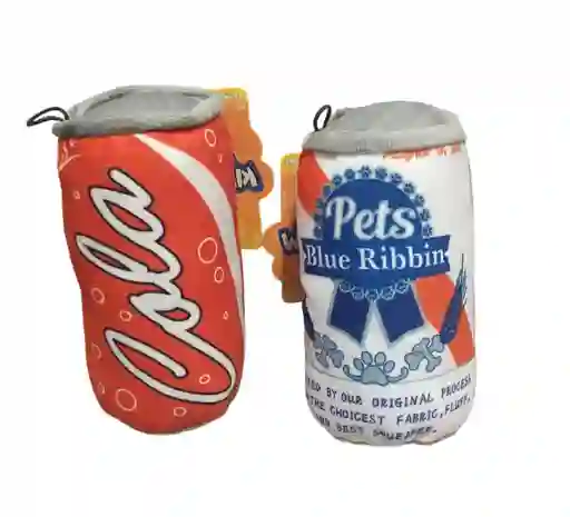 Juguete Regalo Peluche Lata De Cerveza