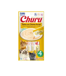 Churu Snack Cremoso Para Gato Receta De Atún Con Queso