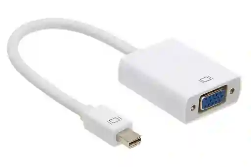 Cable Adaptador Conversor Mini Displayport A Vga Blanco