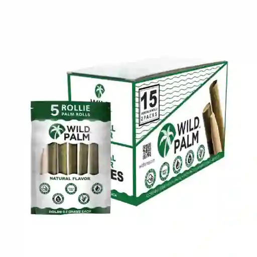 Rollie Wild Palm - Rollos 5 Unidades Natural Flavor