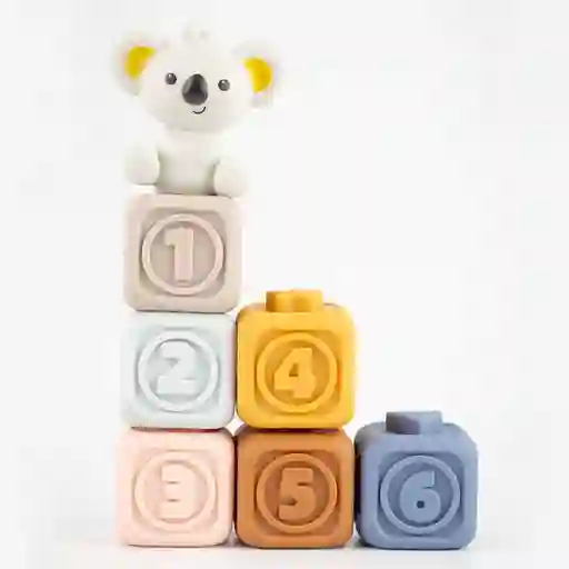 Bloques Con Numeros Para Bebe 6pzs