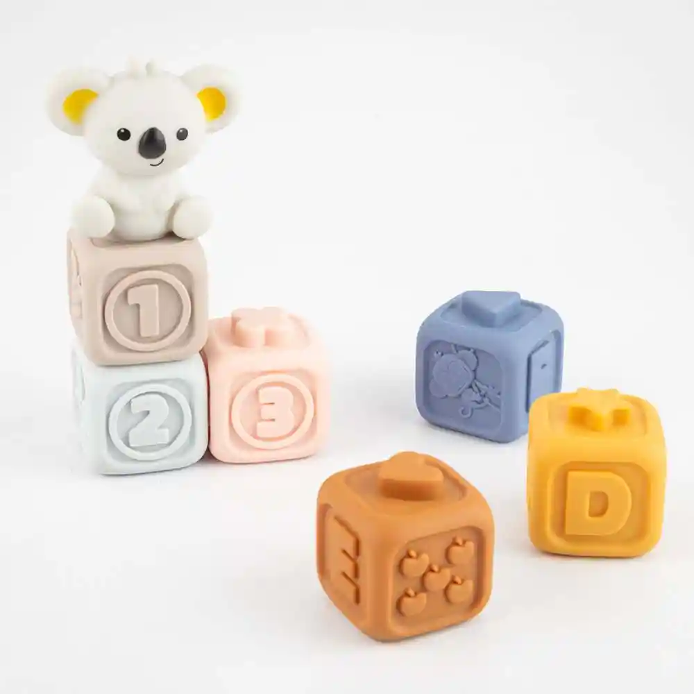 Bloques Con Numeros Para Bebe 6pzs
