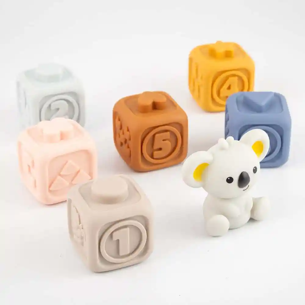 Bloques Con Numeros Para Bebe 6pzs