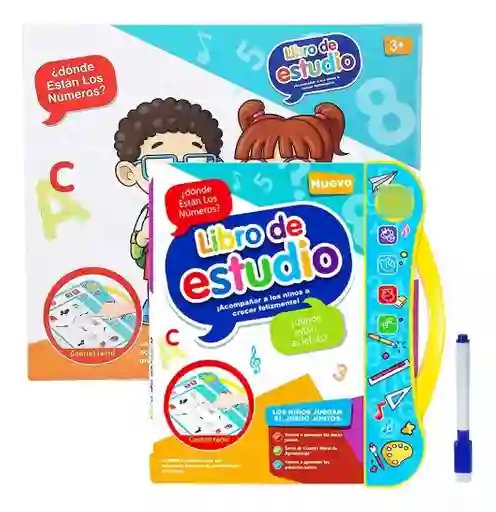 Libro Electrónico Sonido Español Inglés Juguetes Bebés Niños