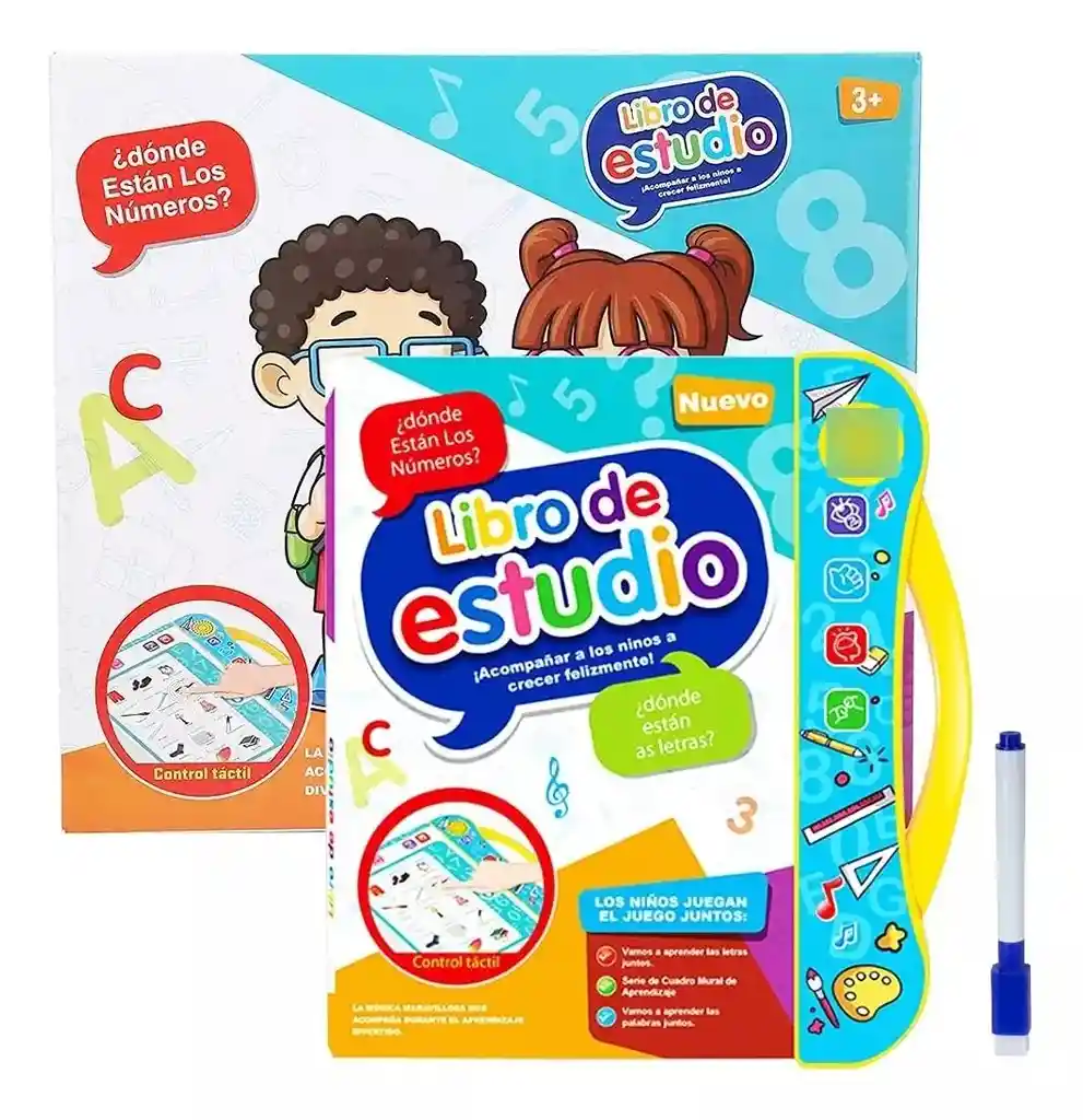 Libro Electrónico Sonido Español Inglés Juguetes Bebés Niños