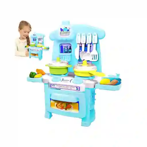 Cocina Infantil Juguete Accesorios Para Jugar A Ser Una Chef