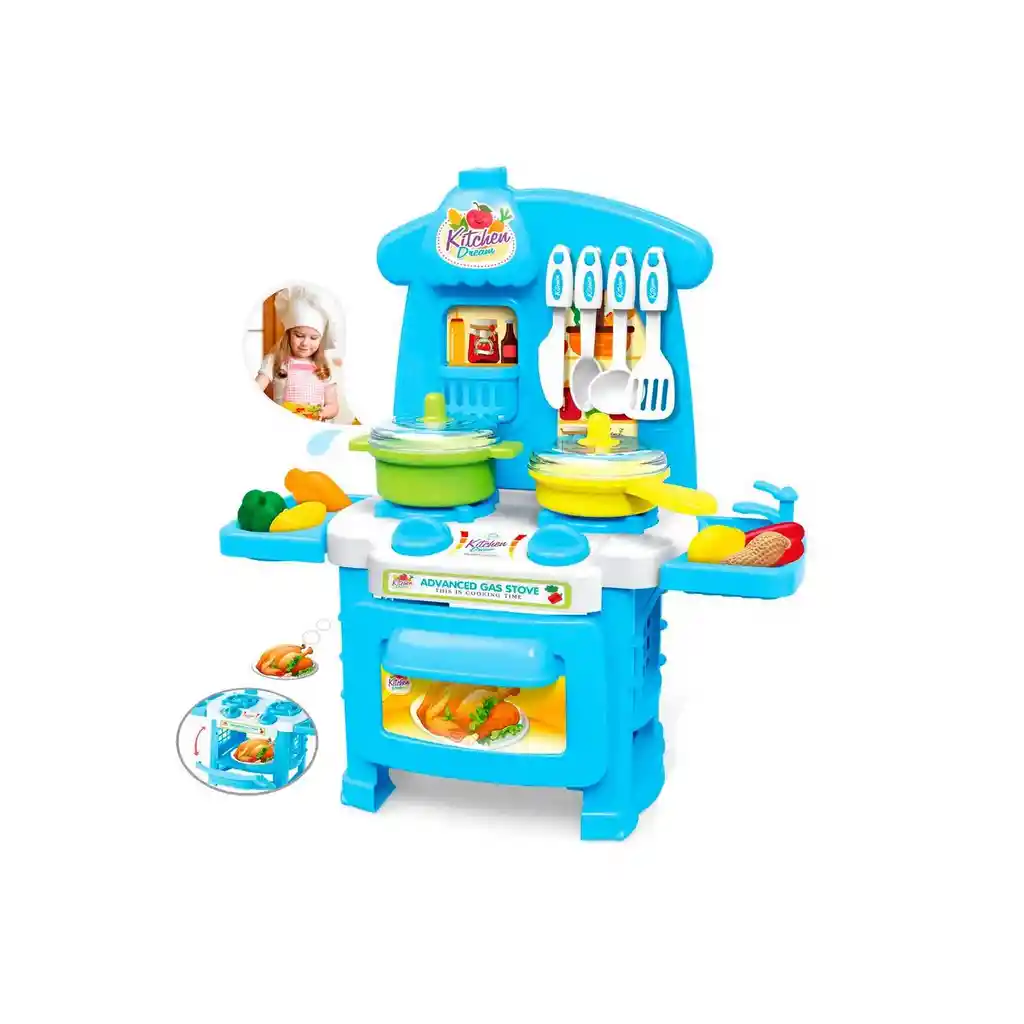 Cocina Infantil Juguete Accesorios Para Jugar A Ser Una Chef