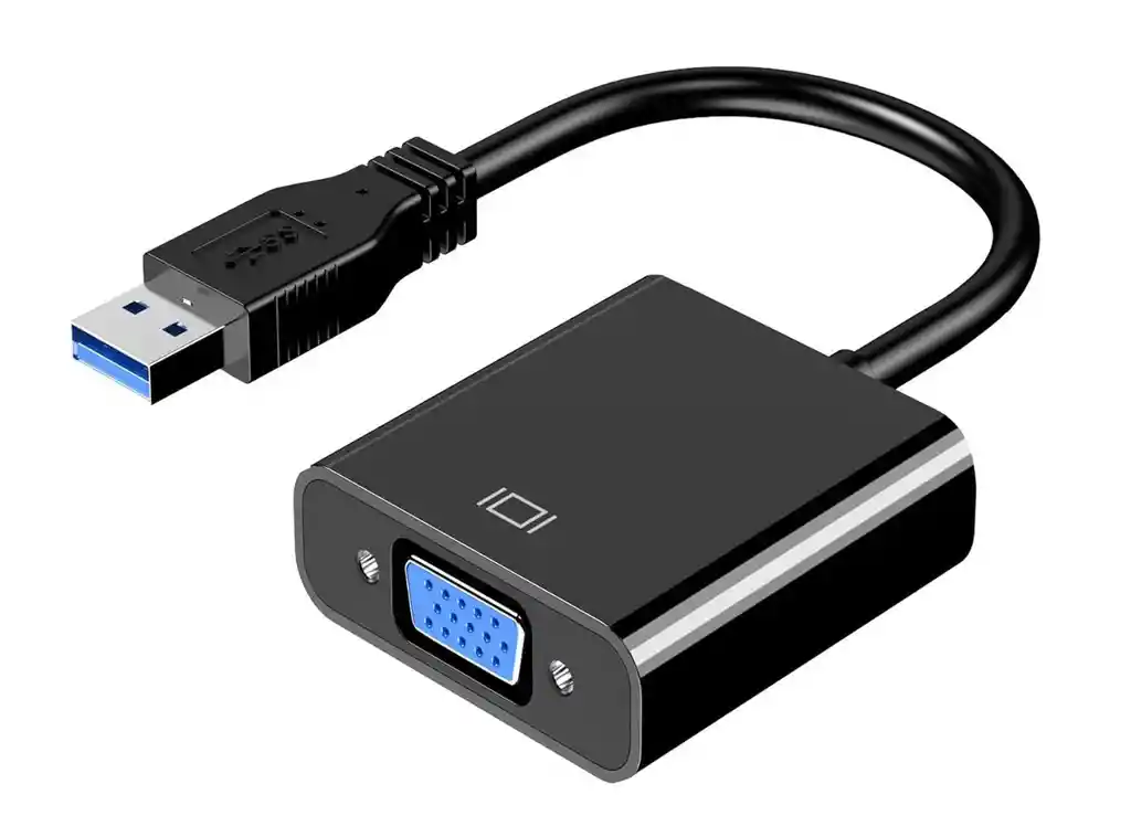 Adaptador Conversor Usb A Vga 3.0/2.0 | Certificado | 1080p