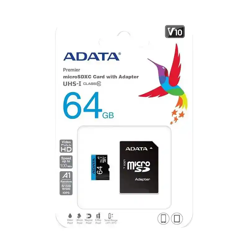 Memoria Micro Sd Adata 64gb Class 10