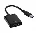 Adaptador Convertidor De Usb A Hdmi 3.0 Duplica Y Extiende | Negro
