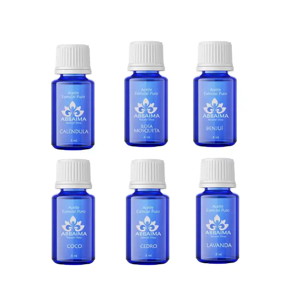 Kit Tranquilidad: 6 Aceites Esenciales De 5ml
