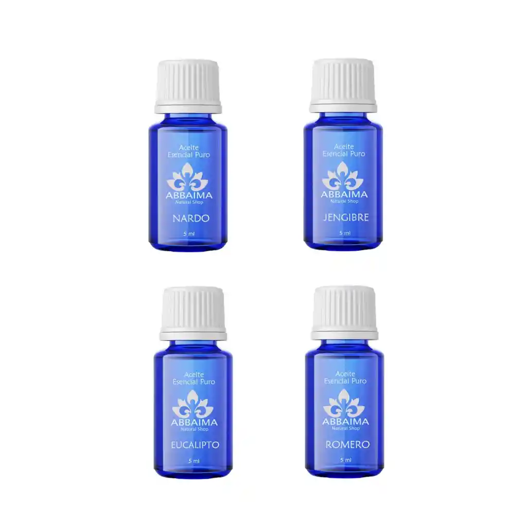 Kit Concentracion: 4 Aceites Esenciales De 5ml