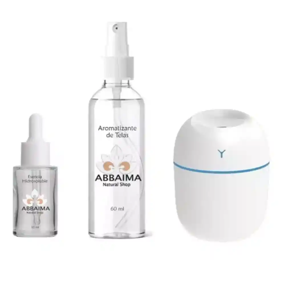 Kit Ambiente Sereno: Difusor Huevo + Esencia 10ml + Aromatizante 60ml