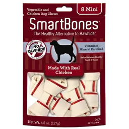 Smartbones Chicken Mini X 8 Unds Sin Artificiales