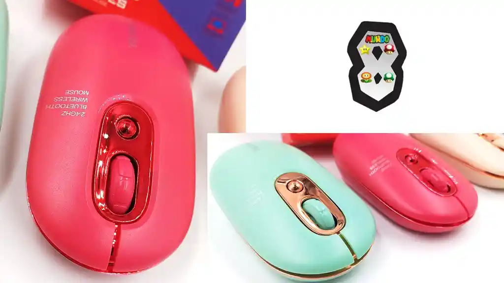 Mouse Inalambrico Colores Pasteles