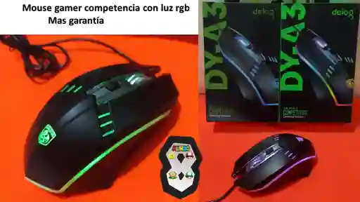Mouse Usb Rgb Competencia
