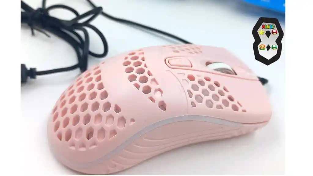 Mouse Usb Luz Rgb Tipo Panal
