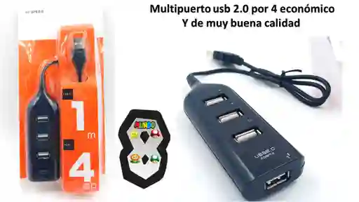 Multipuerto Usb 2,0 1 A 4