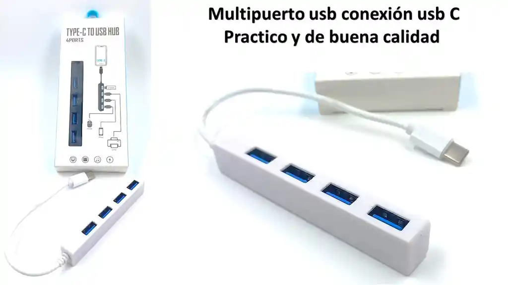 Multipuerto Usb Tipo C 1 A 4 2.0