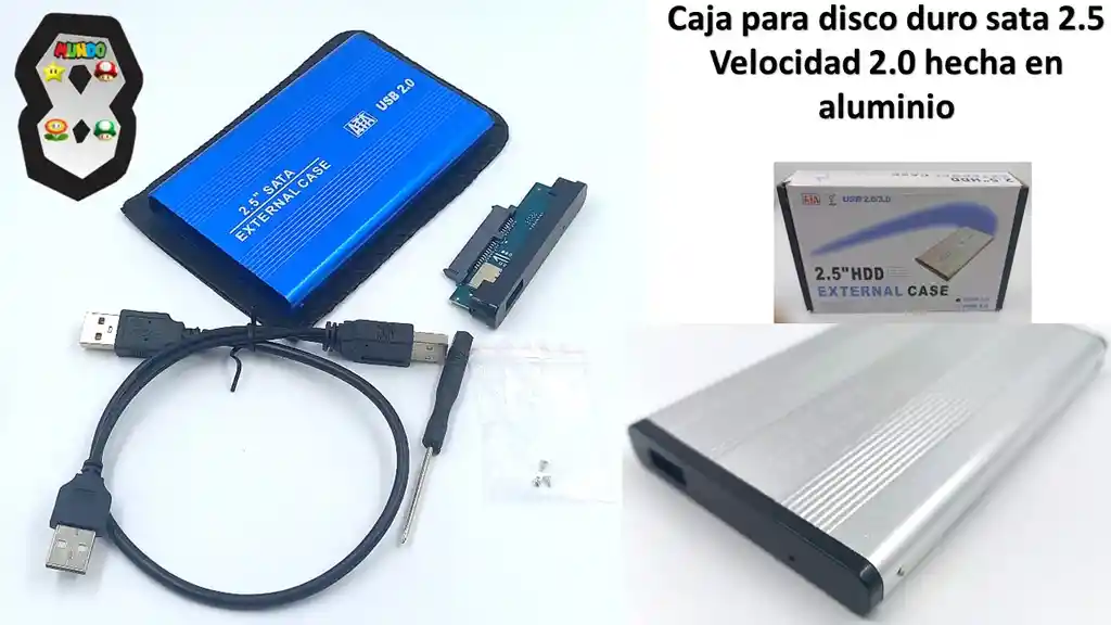 Caja Para Disco Duro Sata 2.5 A Usb 2.0