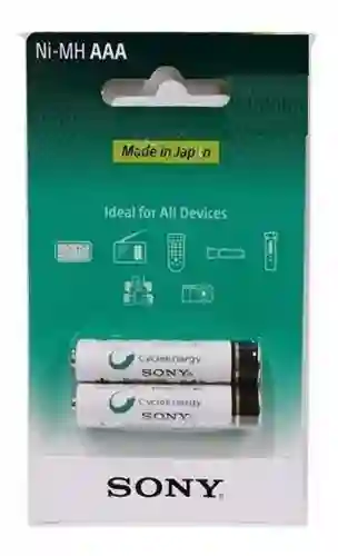 Pila Recargable Bateria Sony 9v Cycle Energy 350mah
