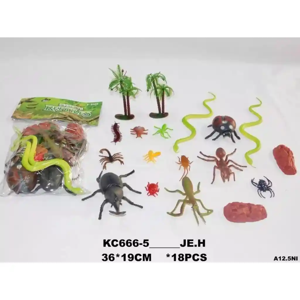 Cucarrones Bichos Insectos De Juguete Goma Juego Broma