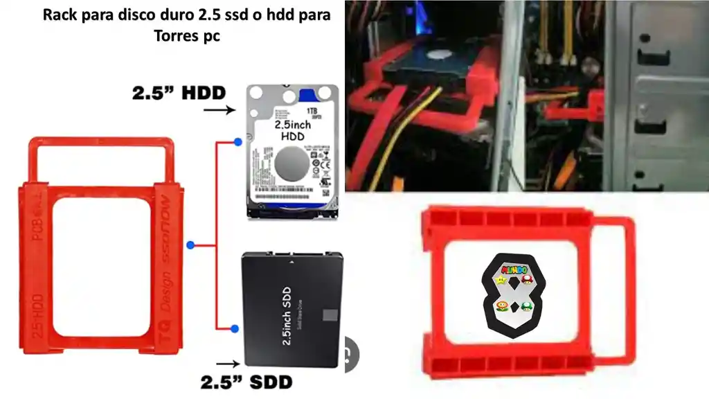 Rack Para Disco Duro Sata 2.5 Para Pc Torre