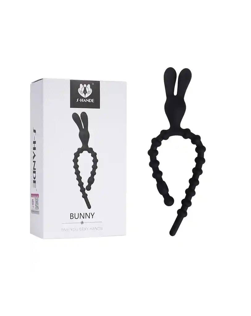 Anillo Bunny Black S-hande